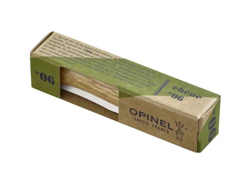 Cuchillo Opinel N°6 mango de roble