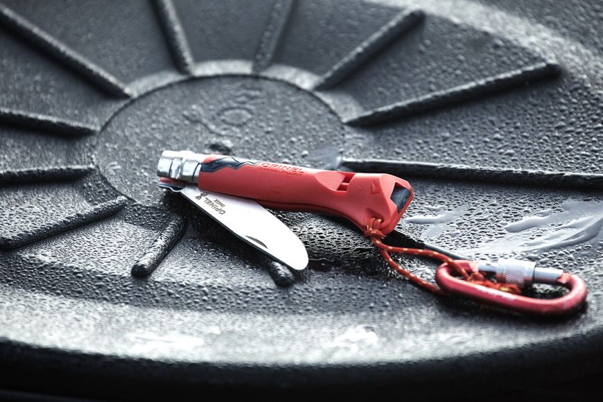 Cuchillo Opinel N°7 Outdoor niños rojo