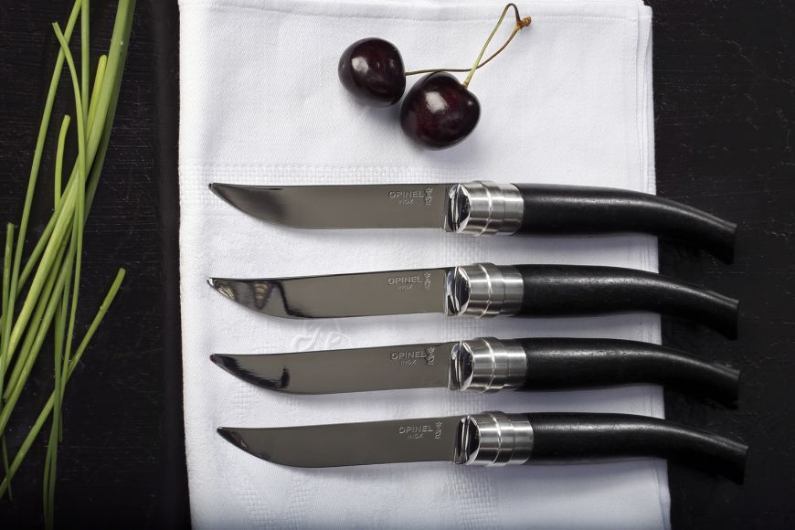 Cuchillos Opinel Table Chic ebano