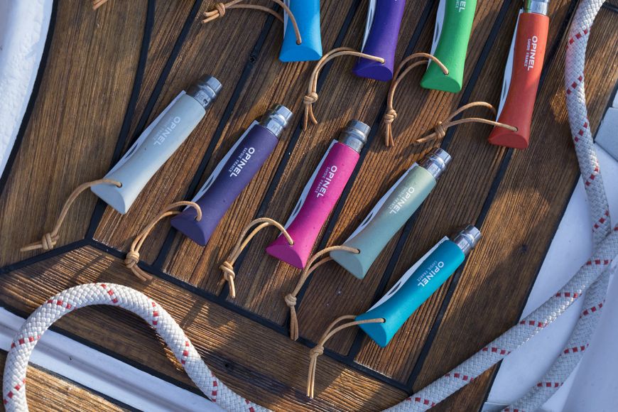 Cuchillo Opinel N°6 Trekking morado