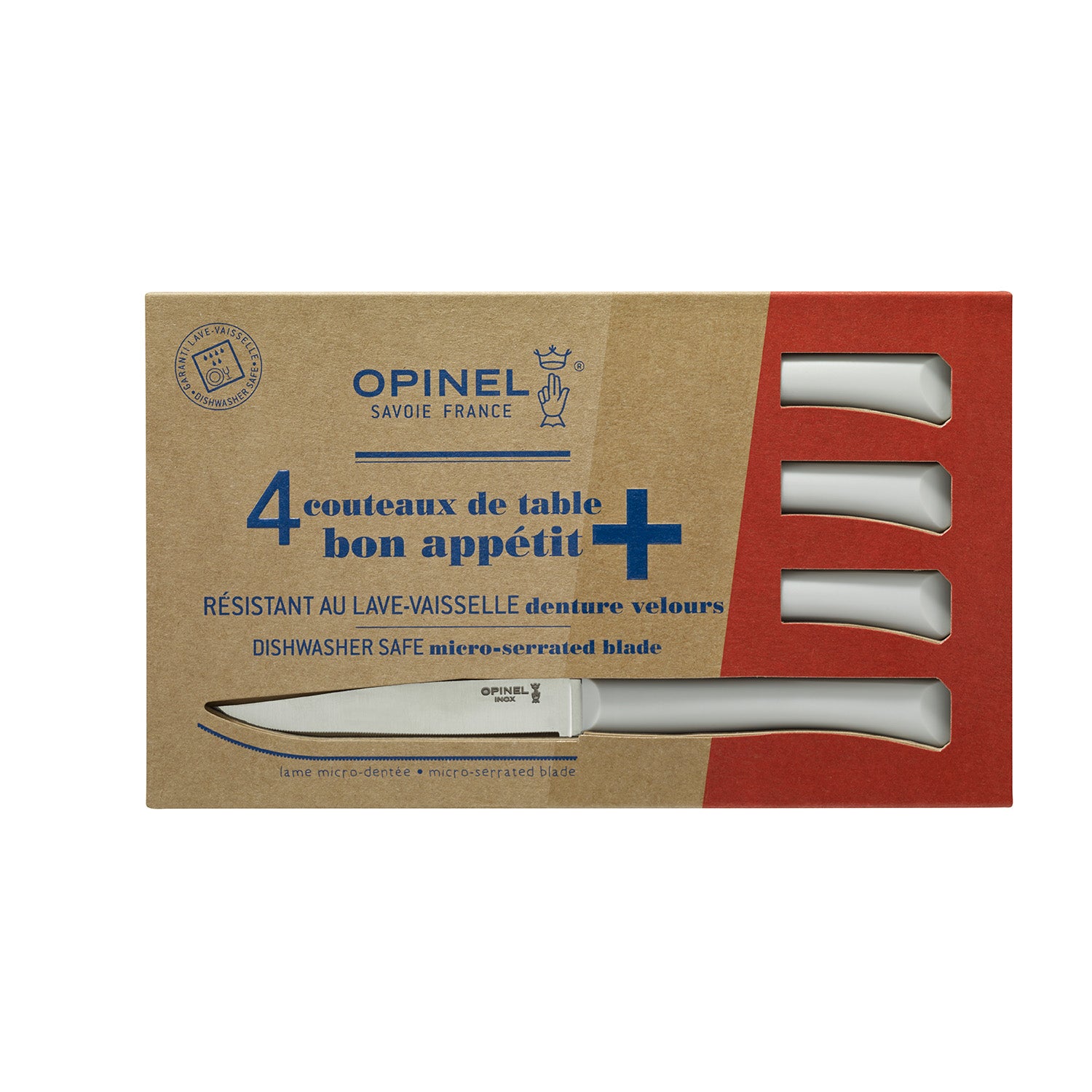 Set x4 Bon Appétit Plus Opinel Nube