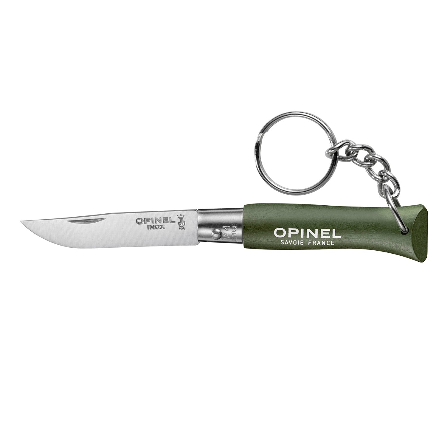 Cuchillo Opinel N°4 llavero verde