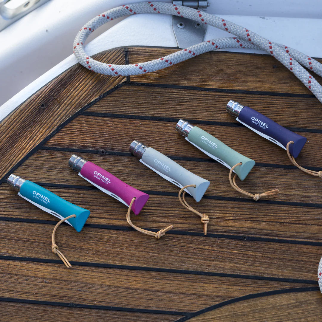 Cuchillo Opinel N°6 Trekking rosado
