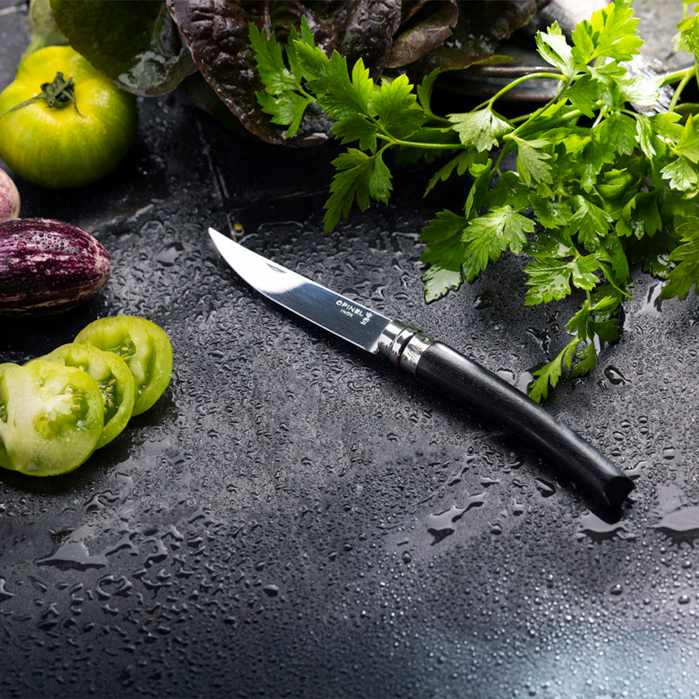 Cuchillo Opinel N°10 Slim mango de ebano