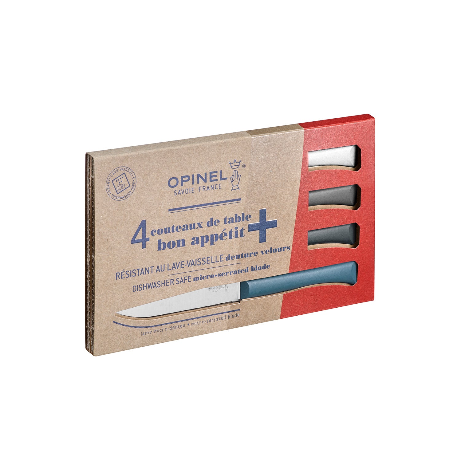 Set x4 Bon Appétit Plus Opinel Tempestad