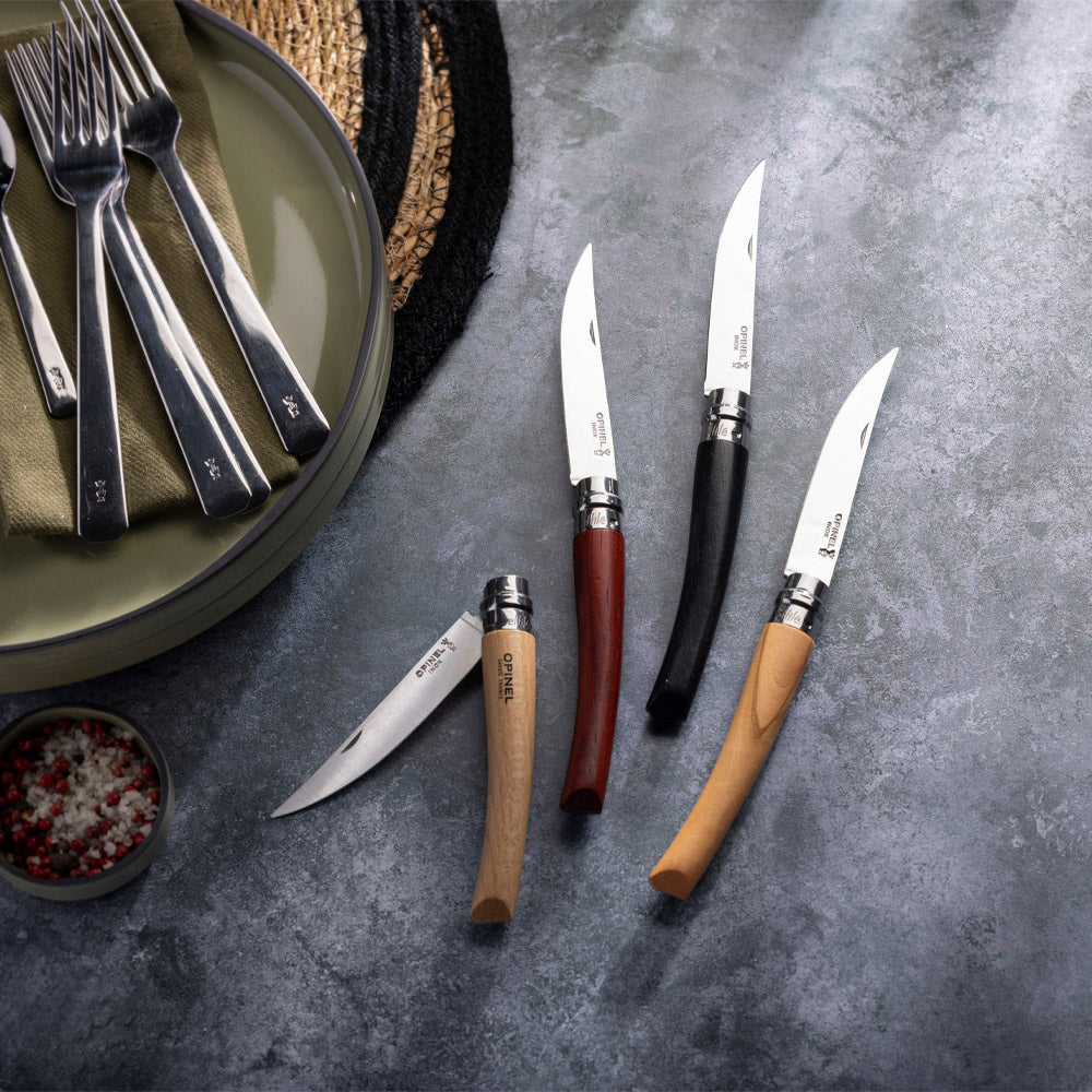 Cuchillo Opinel N°10 Slim mango de ebano