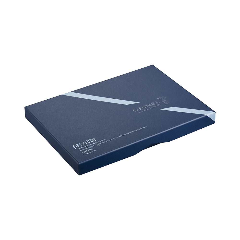 Set Facette x4 microdentado Opinel Pizarra