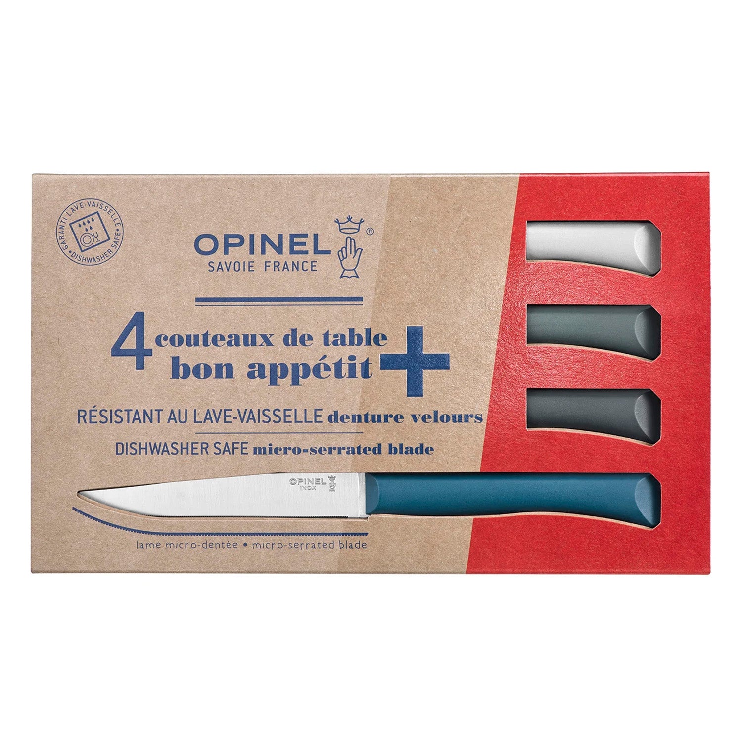 Set x4 Bon Appétit Plus Opinel Tempestad