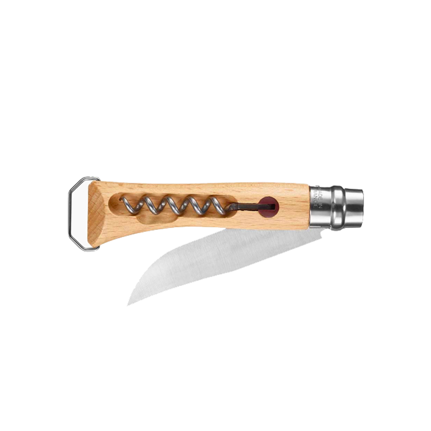 Cuchillo Opinel N°10 Abrebotellas con Sacacorchos