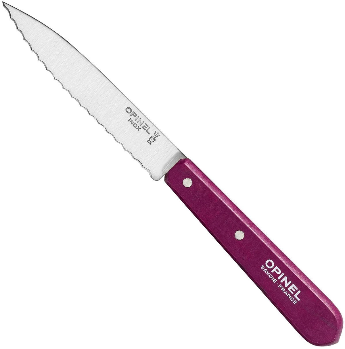 Cuchillo Opinel N°113 dentado morado