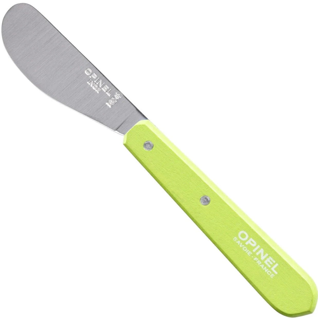 Cuchillo Opinel N°117 mantequilla verde limon