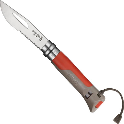 Cuchillo Opinel N°8 outdoor rojo