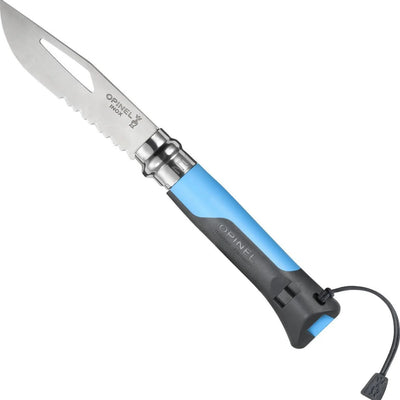 Cuchillo N°8 outdoor azul (blisterpack)