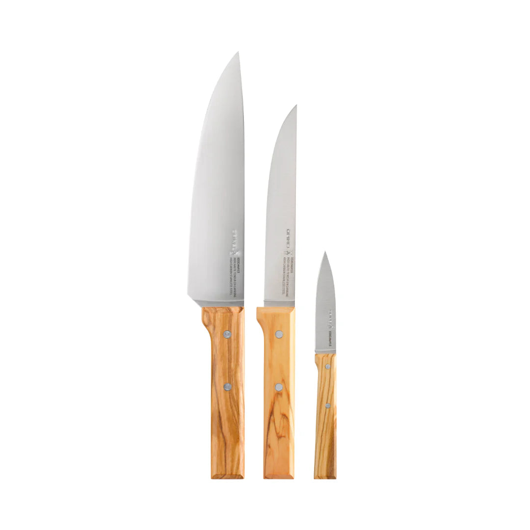 Cuchillos Opinel de cocina - 3 unidades