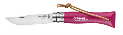 Cuchillo Opinel N°6 Trekking rosado