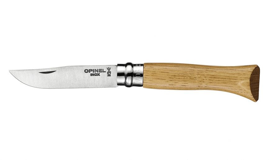Cuchillo Opinel N°6 mango de roble