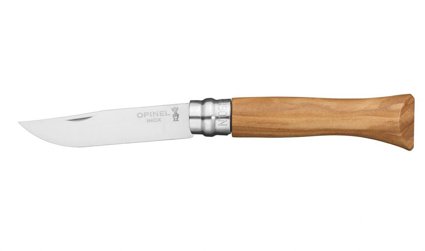 Cuchillo Opinel N°6 madera olivo