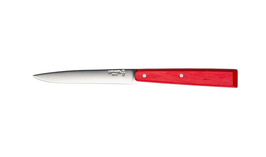 Cuchillo Opinel de mesa Bon Appetit rojo