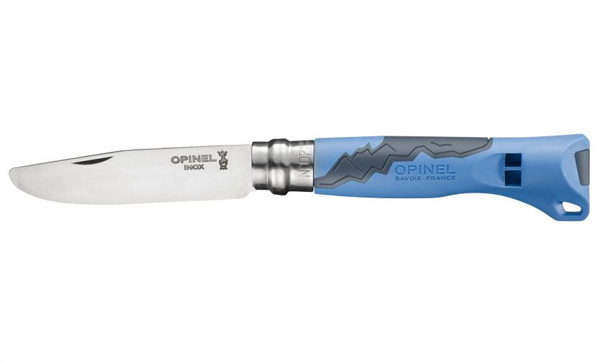 Cuchillo Opinel N°7 outdoor niños azul