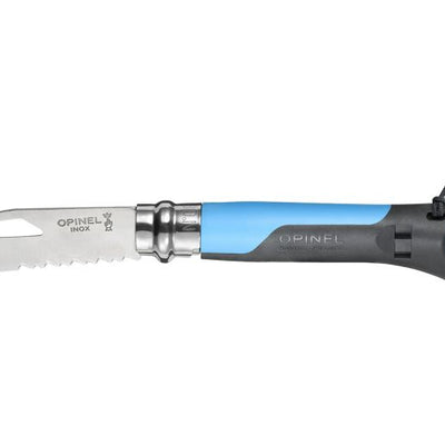 Cuchillo N°8 outdoor azul (blisterpack)