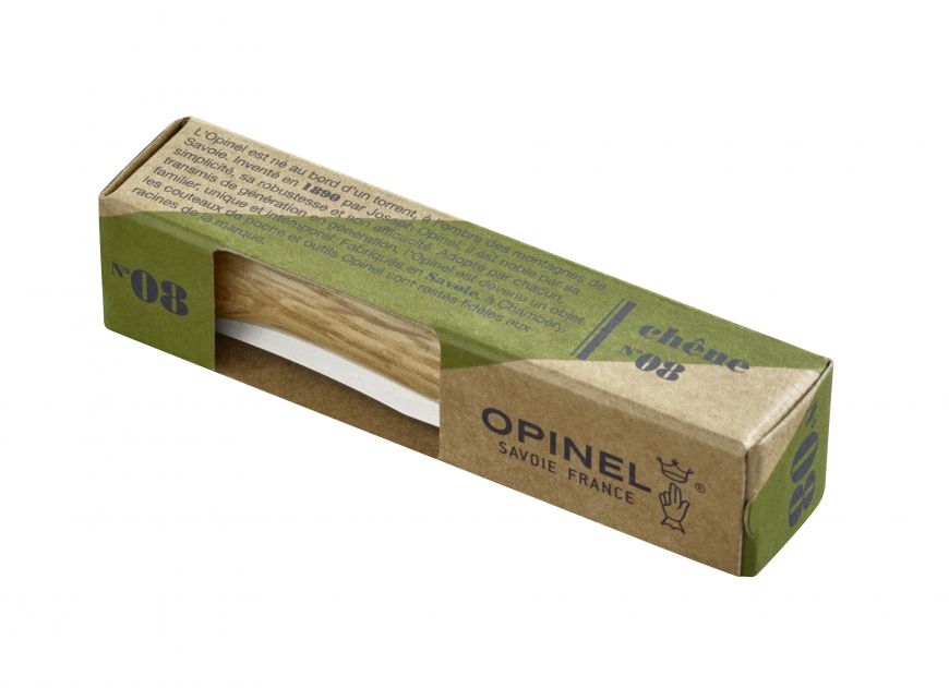 Cuchillo opinel N°08 mango de roble
