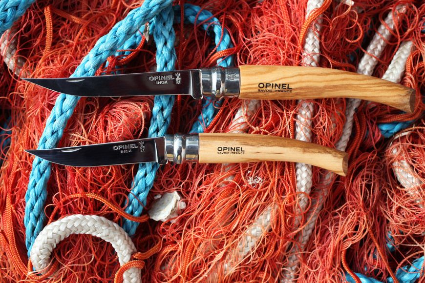 Cuchillo Opinel N°10 Slim mango de olivo