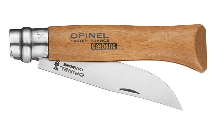 Cuchillo Opinel N°8 de acero carbono