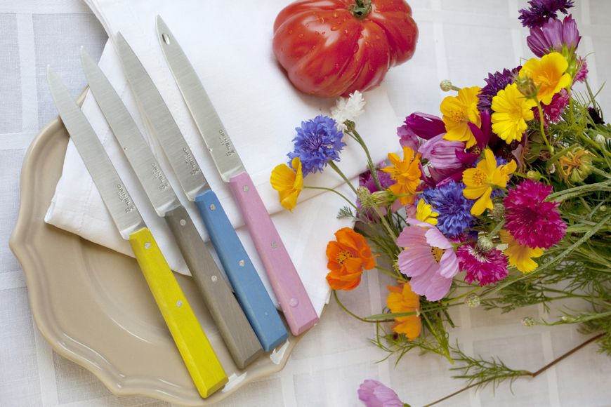 Cuchillos Opinel N°125 Mesa countryside - 4 unidades