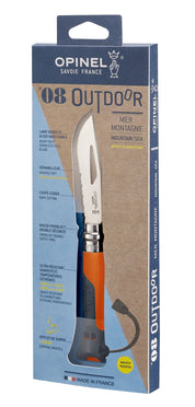 Cuchillo Opinel N°8 outdoor naranjo
