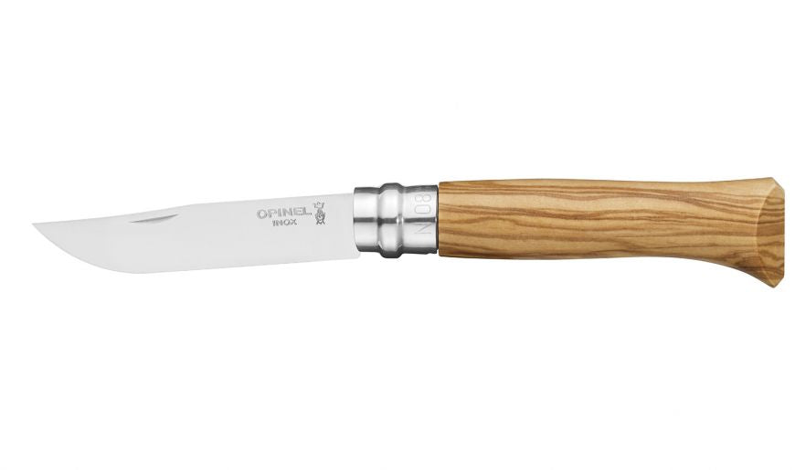 Cuchillo Opinel N°8 mango de olivo