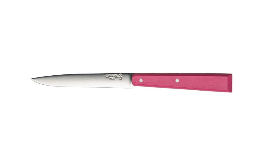 Cuchillo Opinel de mesa Bon Appetit fucsia