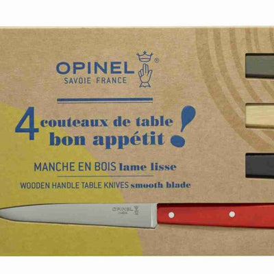 Cuchillos Opinel N°125 Mesa Loft - 4 unidades