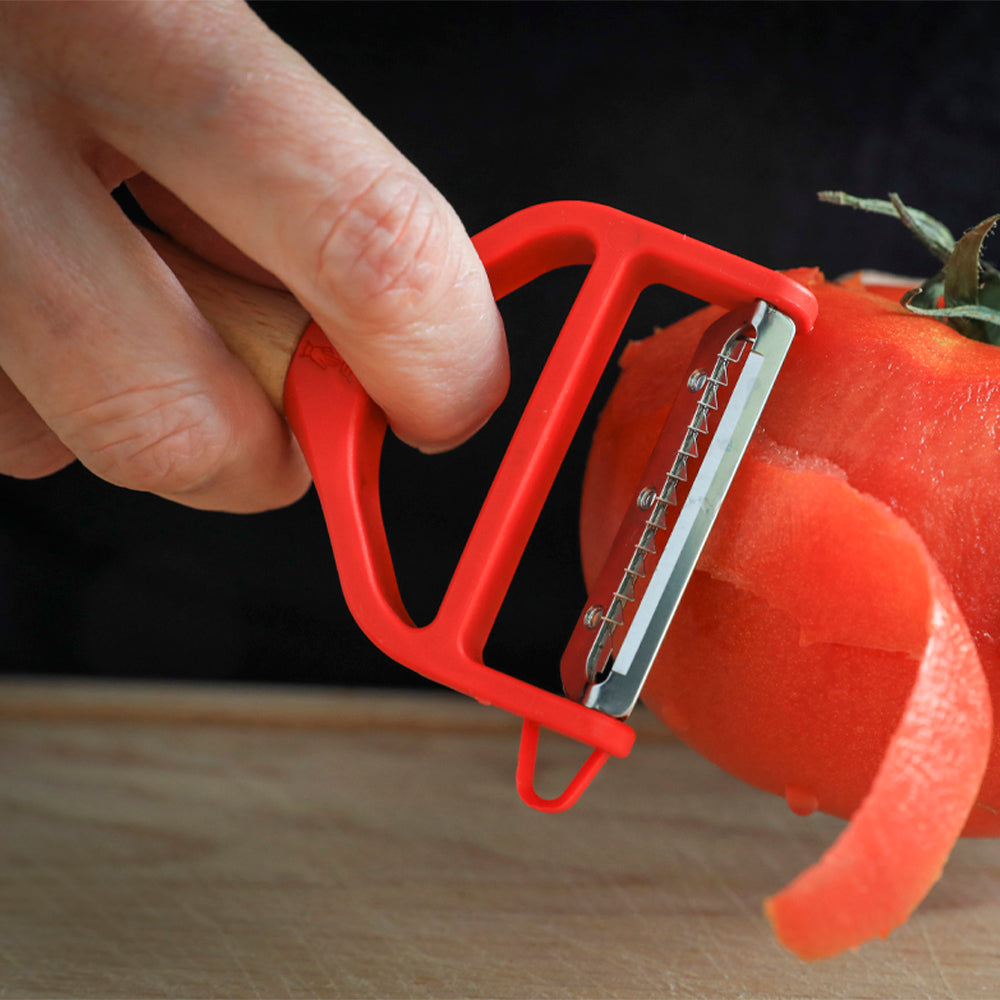 Pelador Opinel T Duo rojo