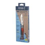 Cuchillo Opinel N°8 outdoor rojo