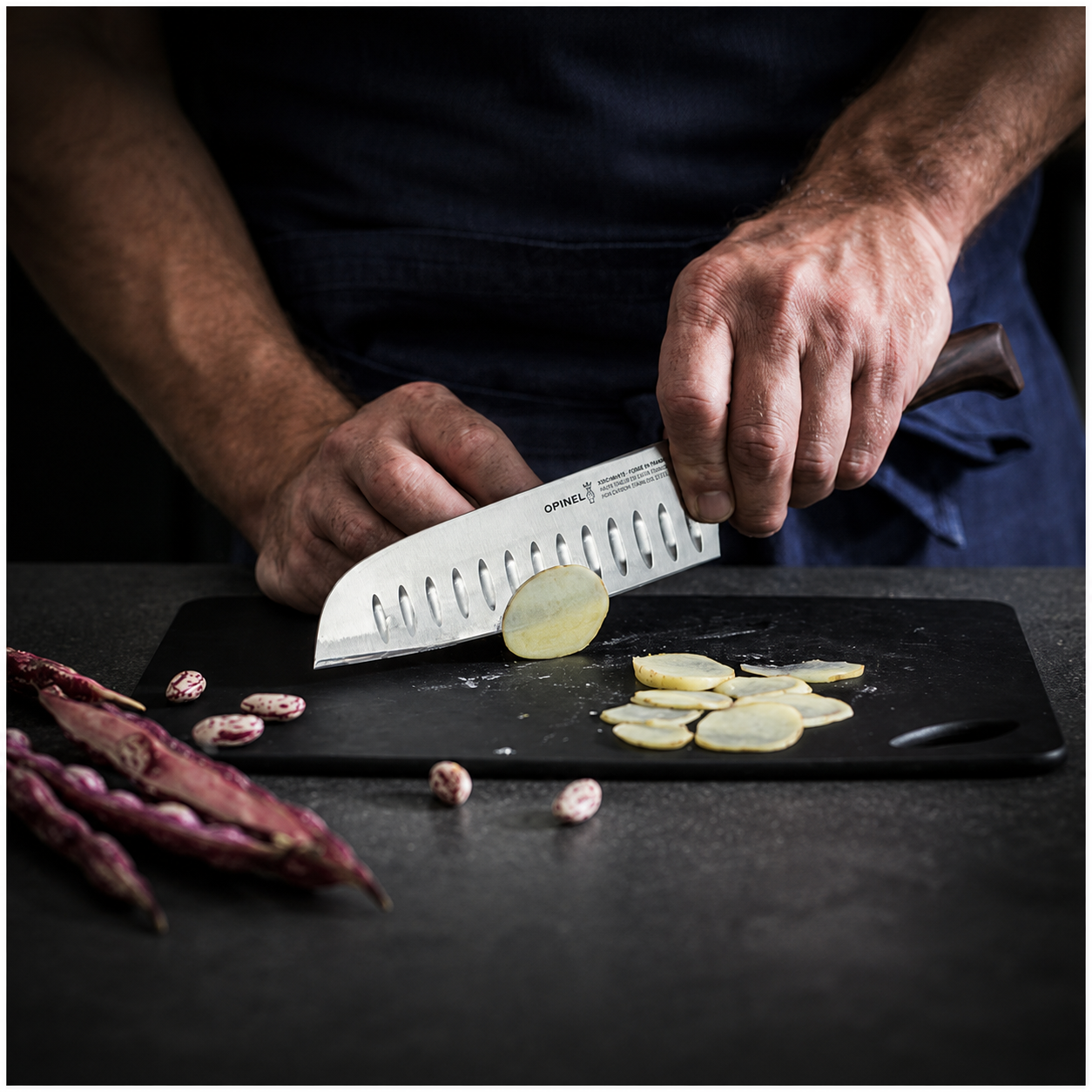 Cuchillo Opinel Santoku - Les Forgés 1890