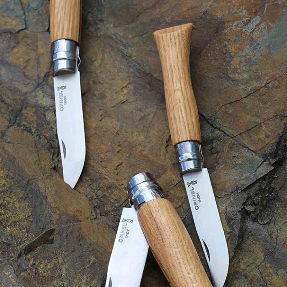 Cuchillo Opinel N°6 mango de roble