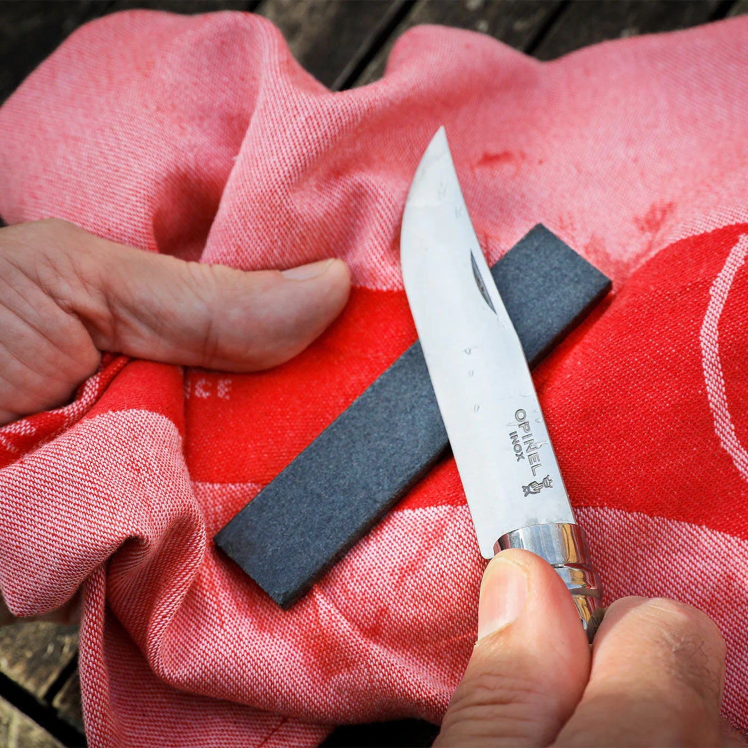 Piedra para afilar Opinel 10 cm