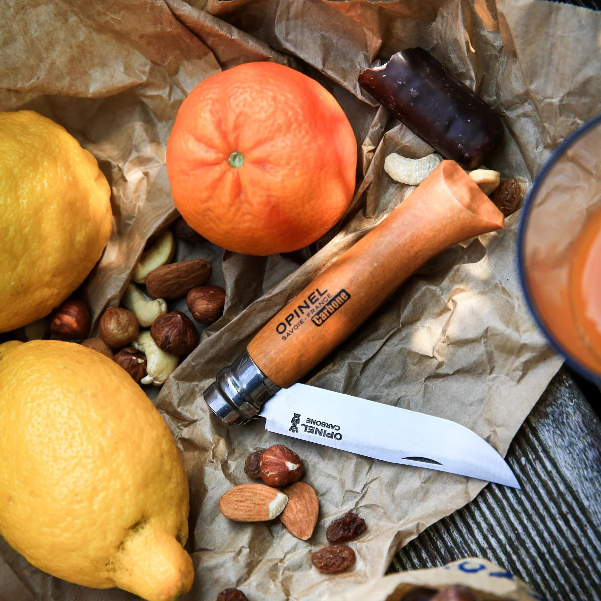 Cuchillo Opinel N°10 acero carbono