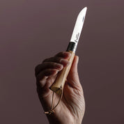 Cuchillo N°6 mango madera olivo