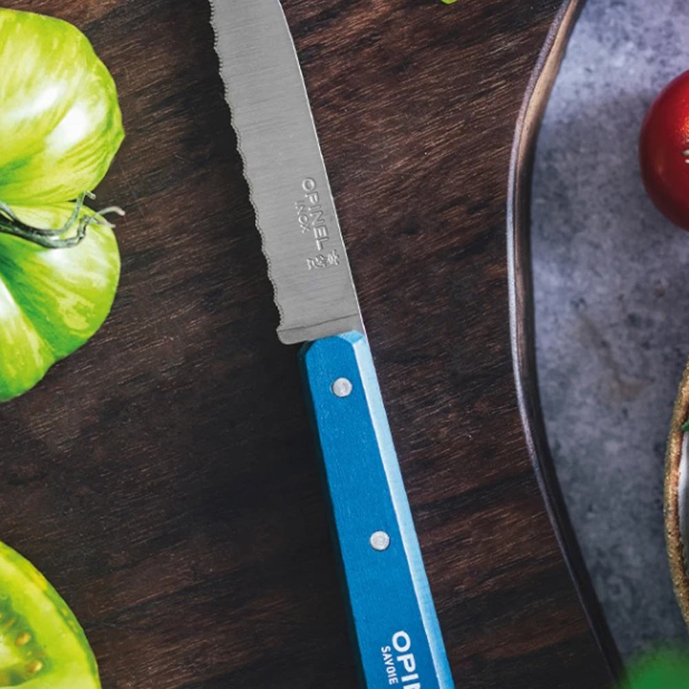 Cuchillo dentado N°113 Opinel Azul