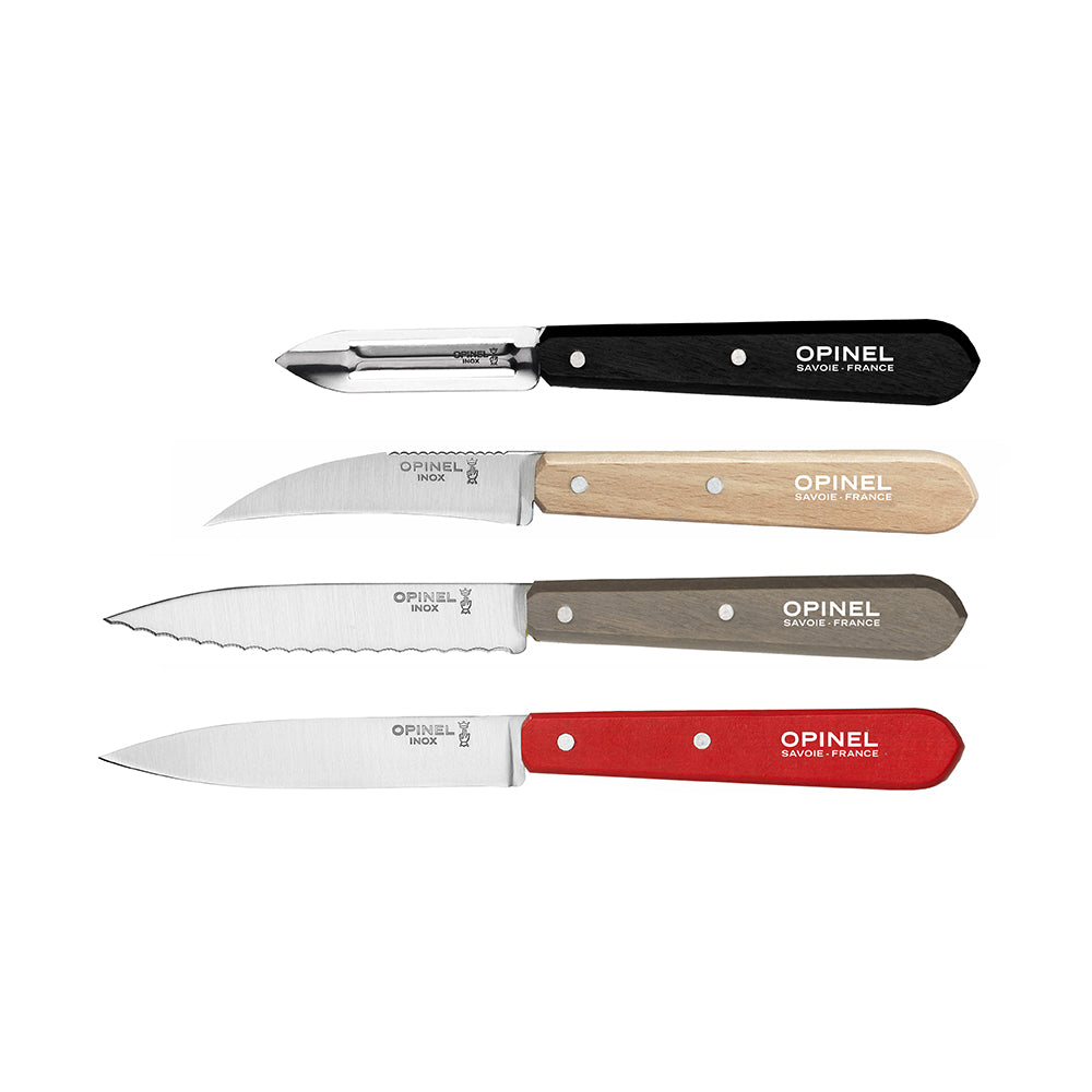 Cuchillos Opinel N°112 Los esenciales Loft - 4 unidades