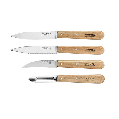 Cuchillos Opinel N°112 Los esenciales - 4 unidades