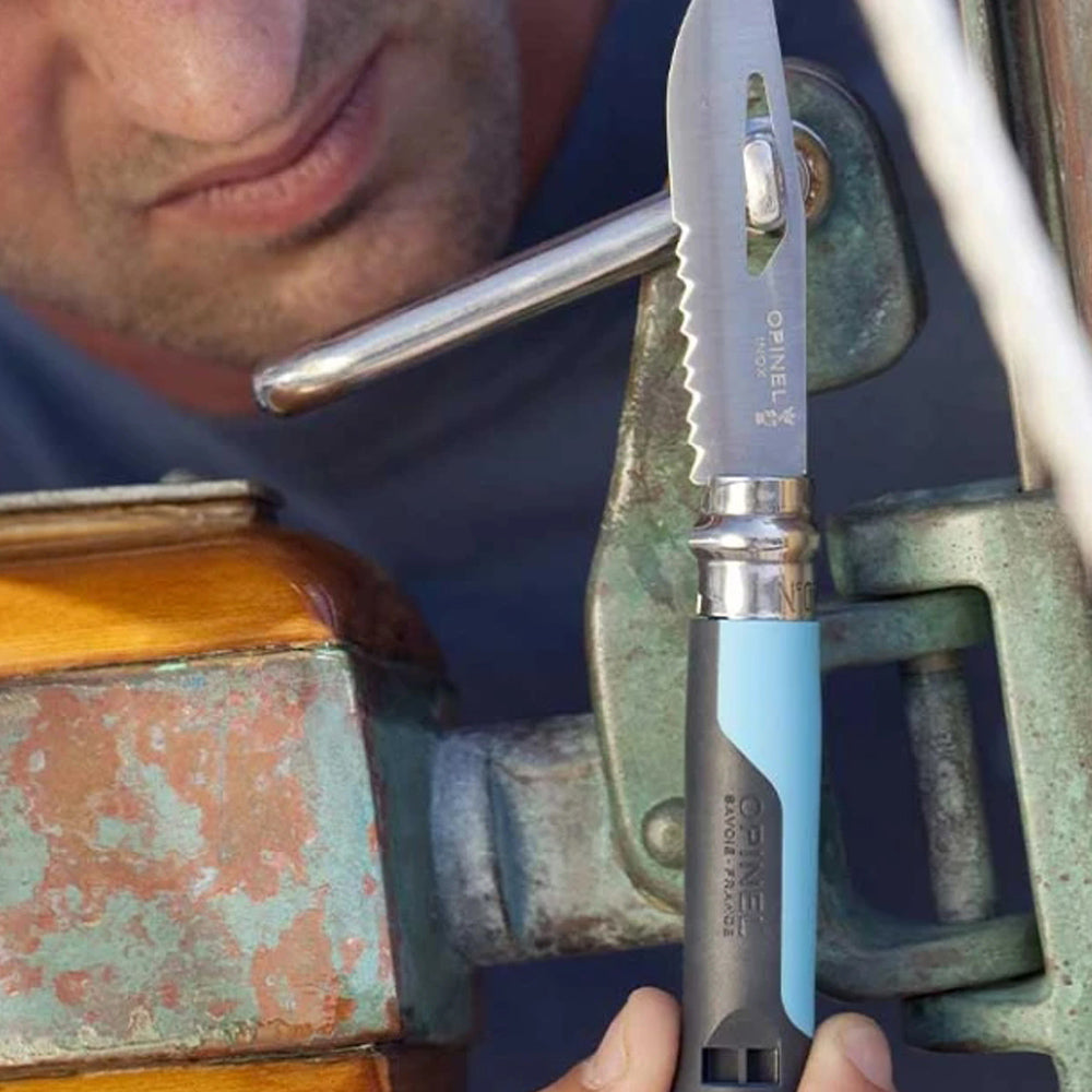 Cuchillo Opinel N°8 outdoor azul