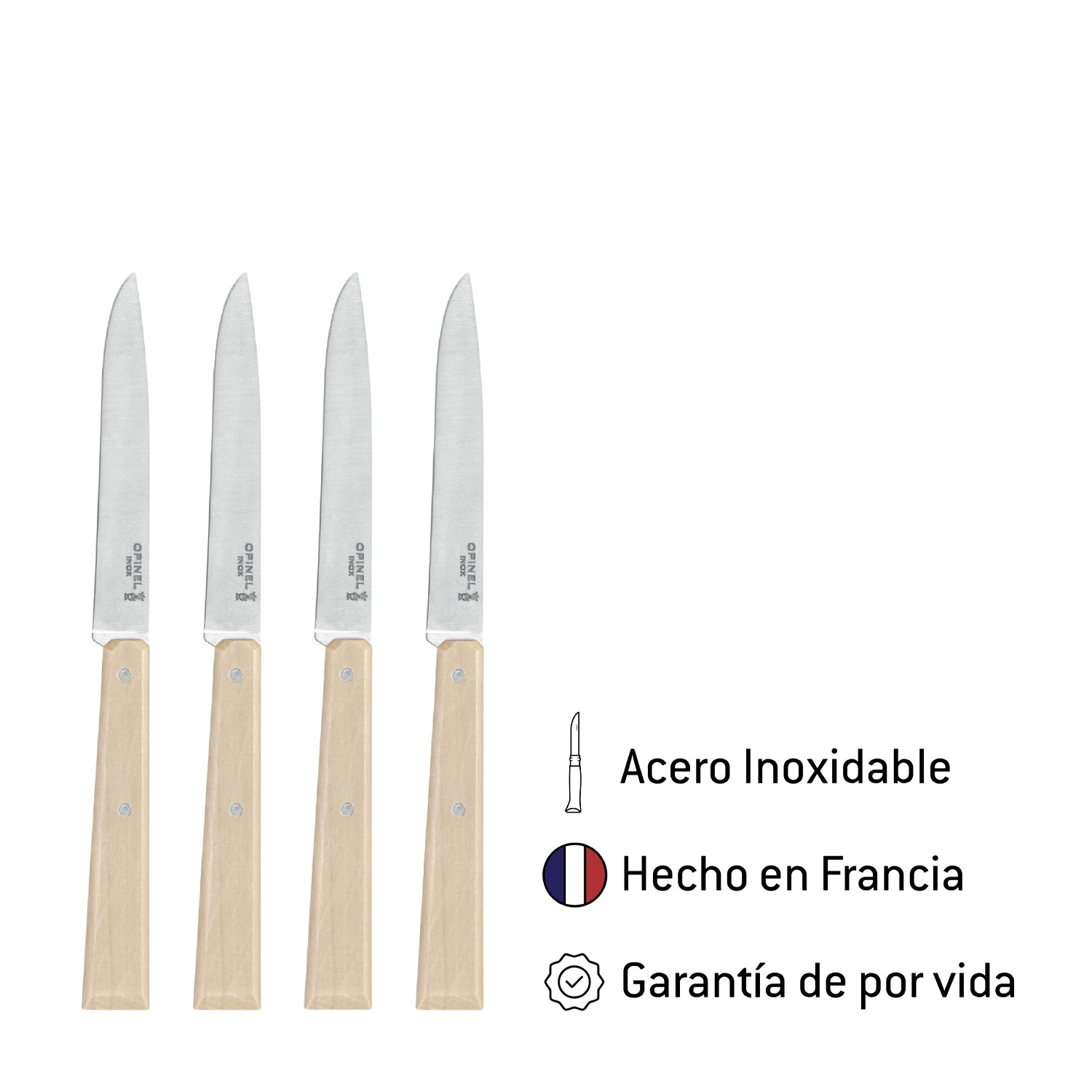Cuchillos N°125 Bon Appétit Carpe - 4 unidades
