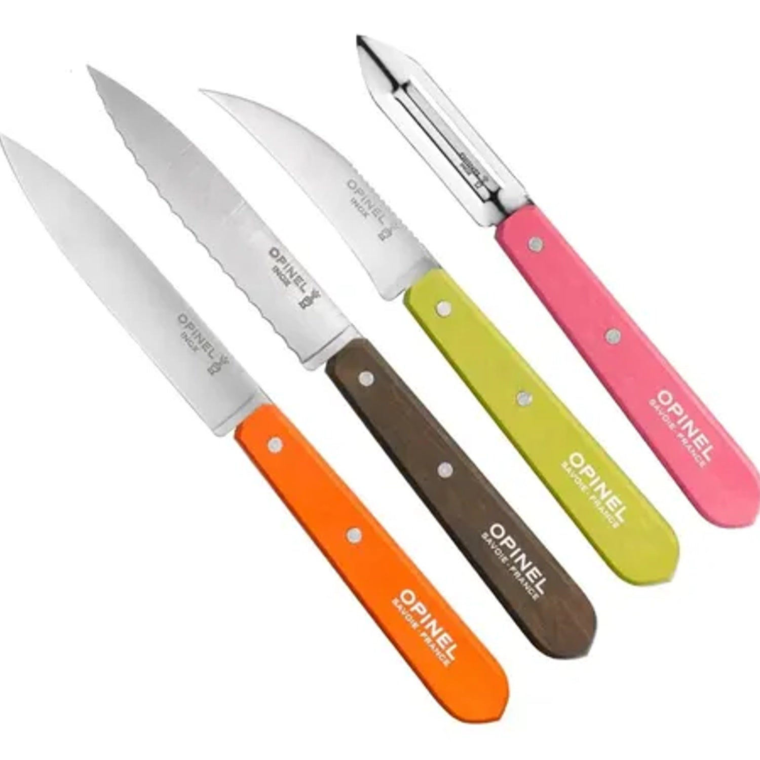 Cuchillos Opinel N°112 Los esenciales - 4 unidades
