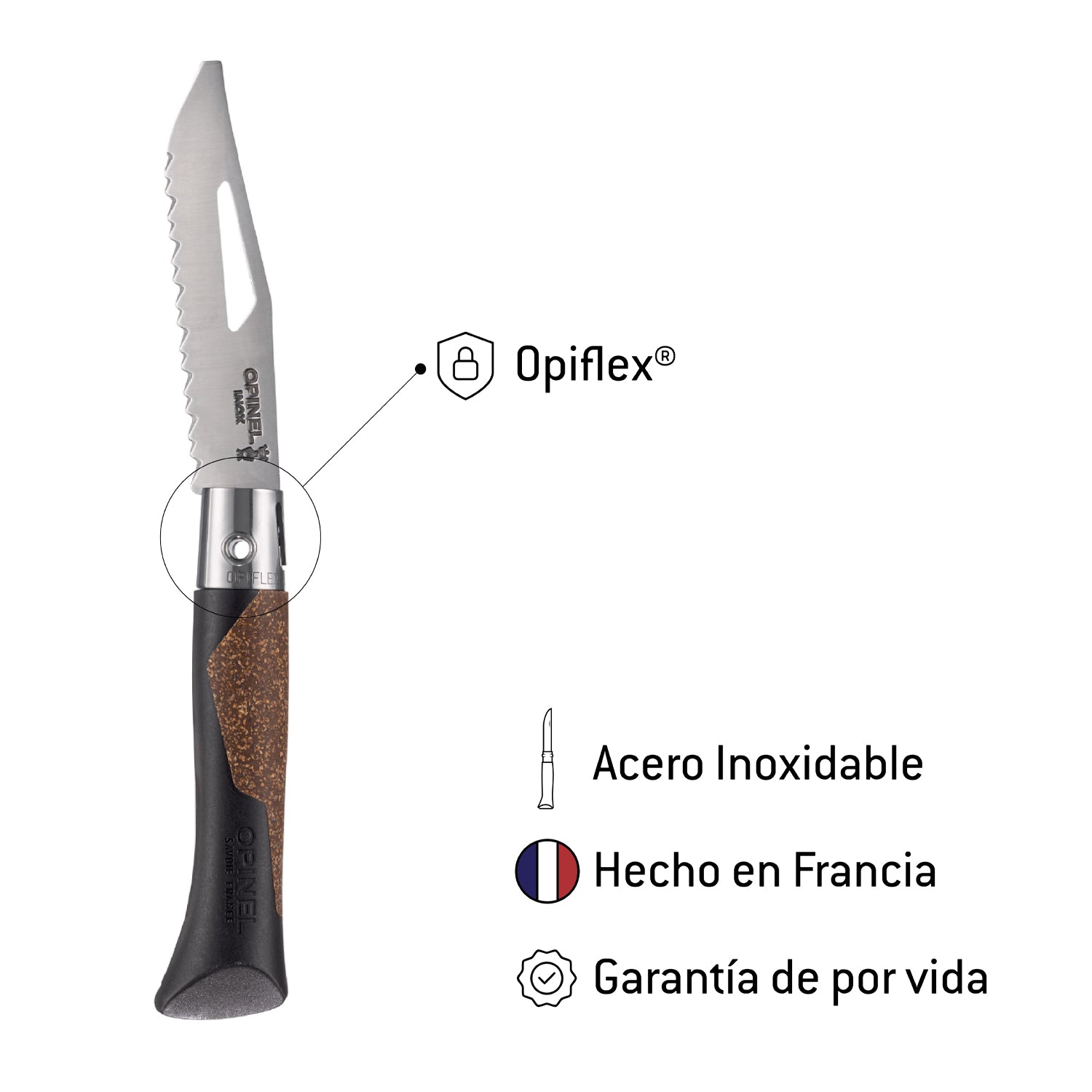 Cuchillo Neo N°07 Alpine café