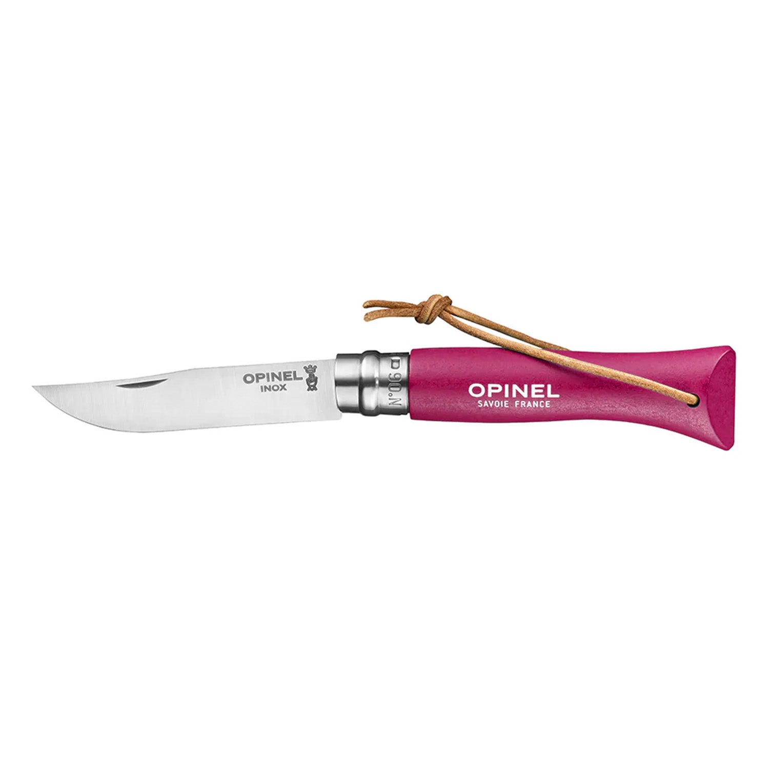 Cuchillo Opinel N°6 Trekking rosado