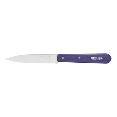 Cuchillo dentado N°113 Opinel Violeta