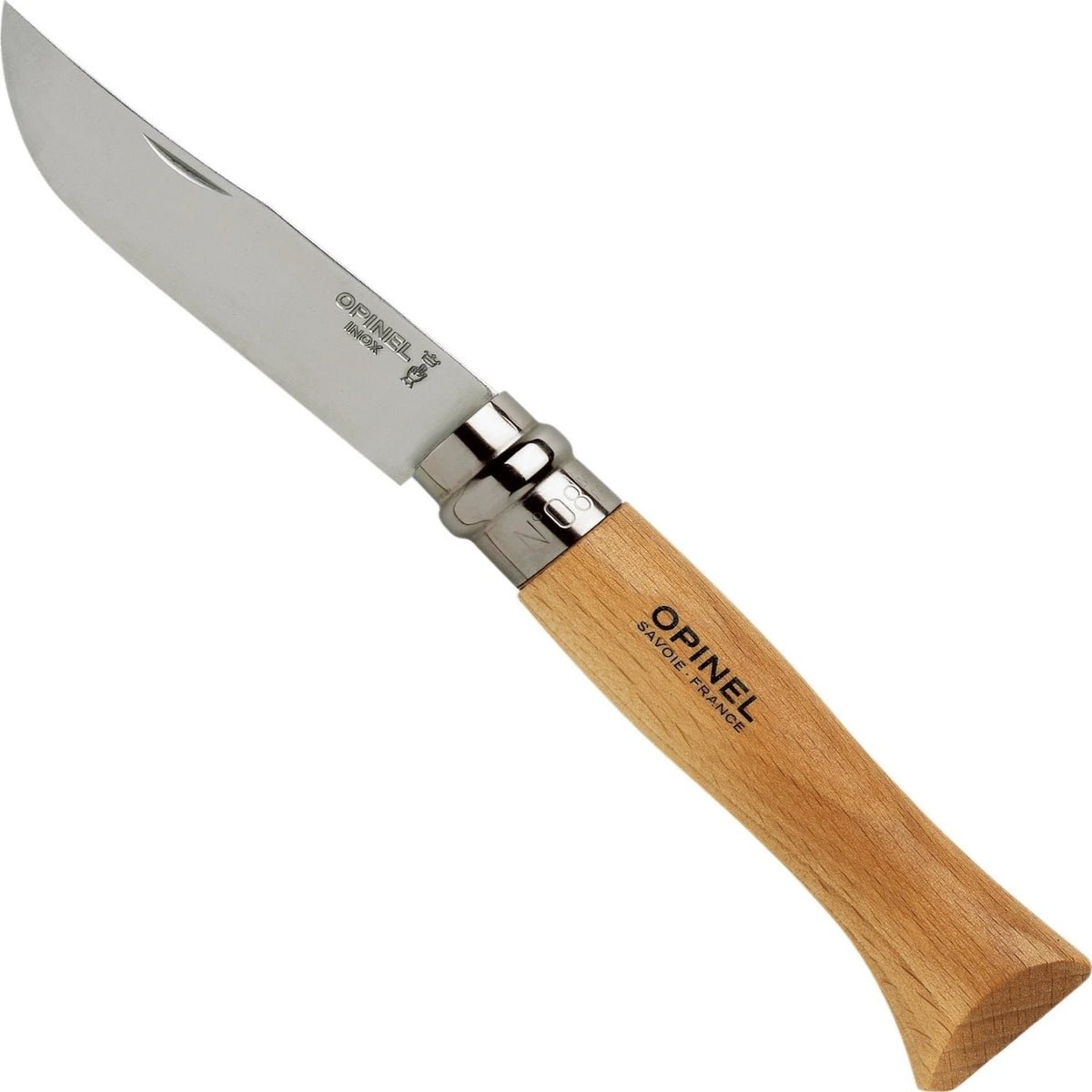 Cuchillo Opinel N°8 de acero inoxidable