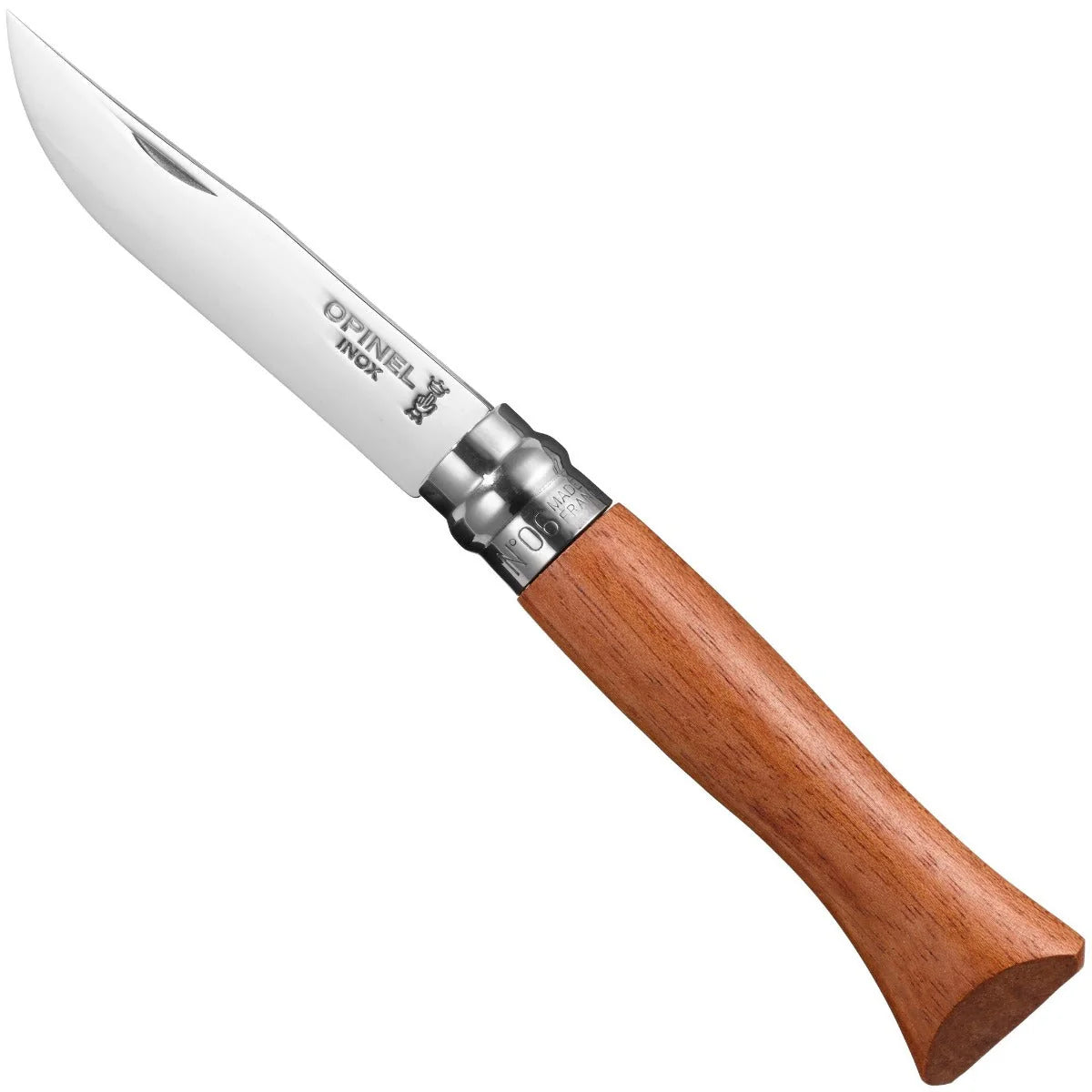 Cuchillo Opinel N°6 mango palo rojo